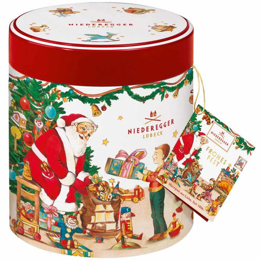 Niederegger Marzipan Portions Dark 250g Christmas Tin