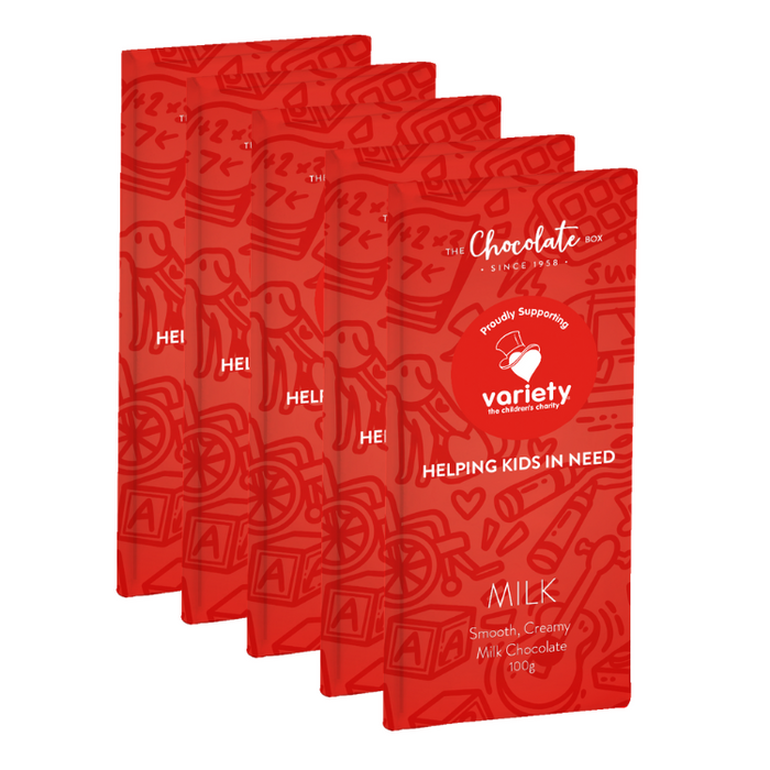 FUNDRAISING | Variety Milk Chocolate Block 100g X 30 BLOCKS