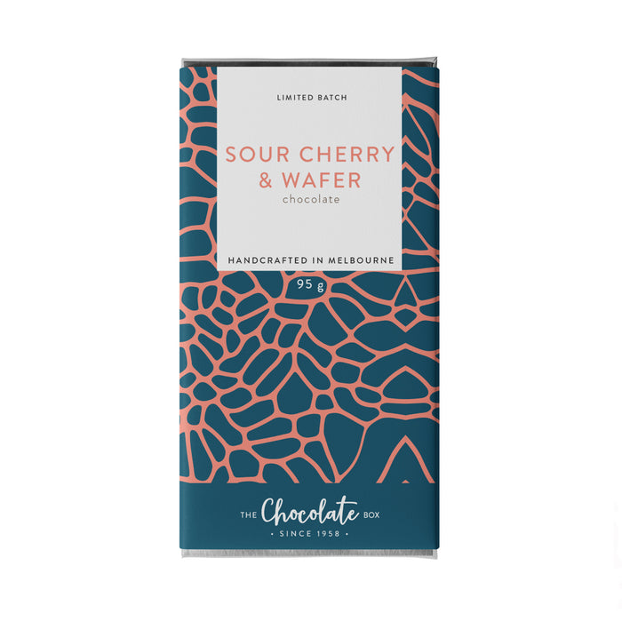 Sour Cherry & Wafer Dark Chocolate, 95g *Limited Batch*