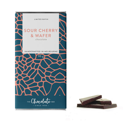 Sour Cherry & Wafer Dark Chocolate, 95g *Limited Batch*