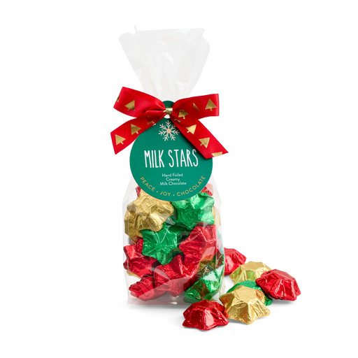 Milk Chocolate Foiled Stars 180g