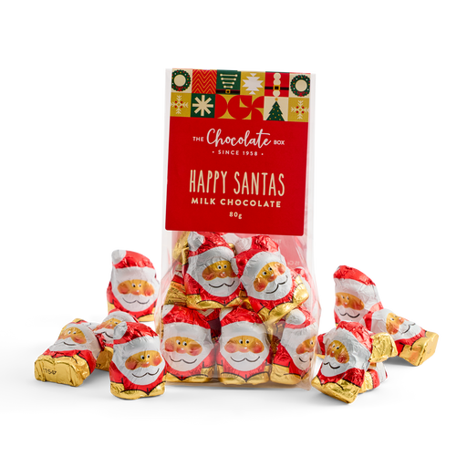 Milk Chocolate Mini Happy Santa 80g