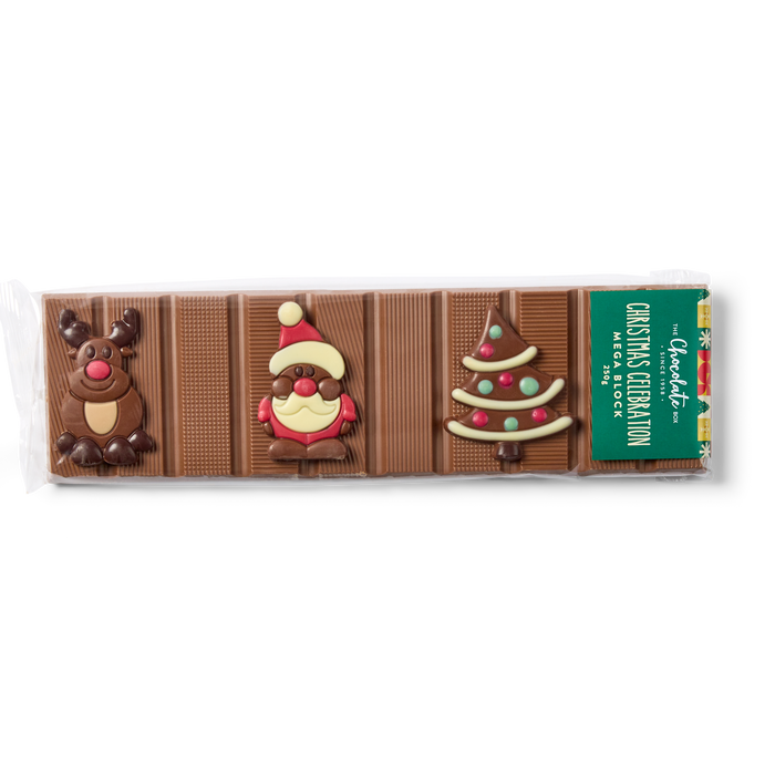 Christmas Celebration Mega Block Milk Chocolate 250g
