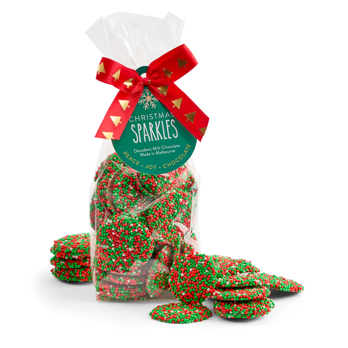 Christmas Milk Chocolate Sparkles 200g