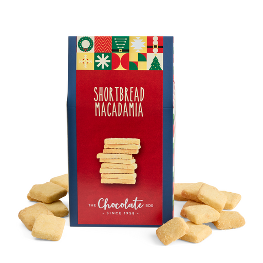 Christmas Macadamia Shortbread Bites Box 200g
