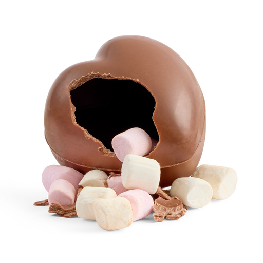 Heart Hot Chocolate with Mini Mallows & Chocolate Hearts 80g