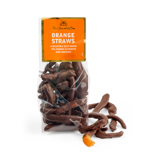 Italian Orange Straws Dark Chocolate 100g