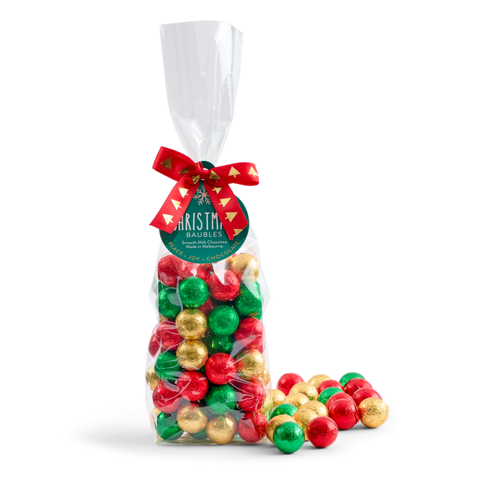 Milk Chocolate Christmas Baubles 400g