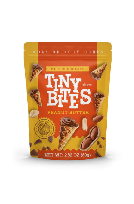 Tiny Bites Waffle Cones 80g Peanut Butter