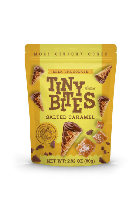 Tiny Bites Waffle Cones 80g Salted Caramel