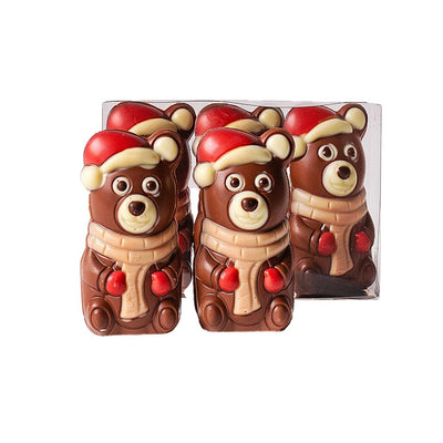 Trio of Decorated Christmas Bears 120g