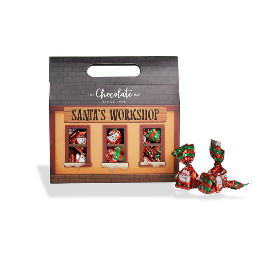 Santas Workshop Hazelnut Praline Twist Wraps 250g