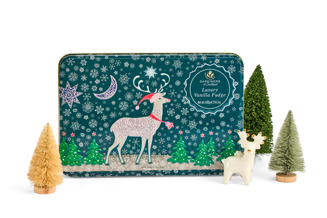 Reindeer Vanilla Fudge 400g Tin