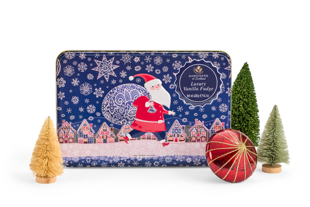 Santa Vanilla Fudge Tin 400g