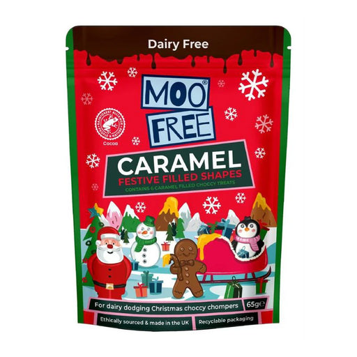 MooFree Caramel Filled Festive Shapes 65g