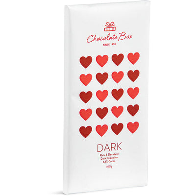 Heart Dark Chocolate Block