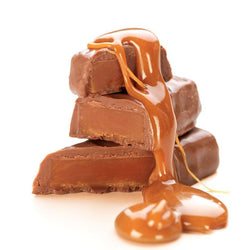 Caramel truffle bars with firm soft centre, enrobed in chocolate