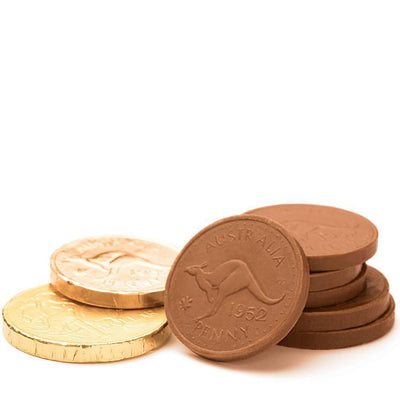 Gold Coins, Nut Free Milk Chocolate (100g, bulk)