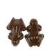 Dark chocolate frog, twin pack