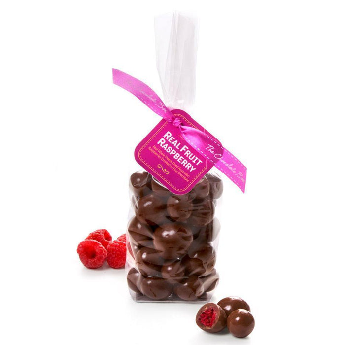 Freeze Dried Raspberries, Milk Chocolate 170g Bag