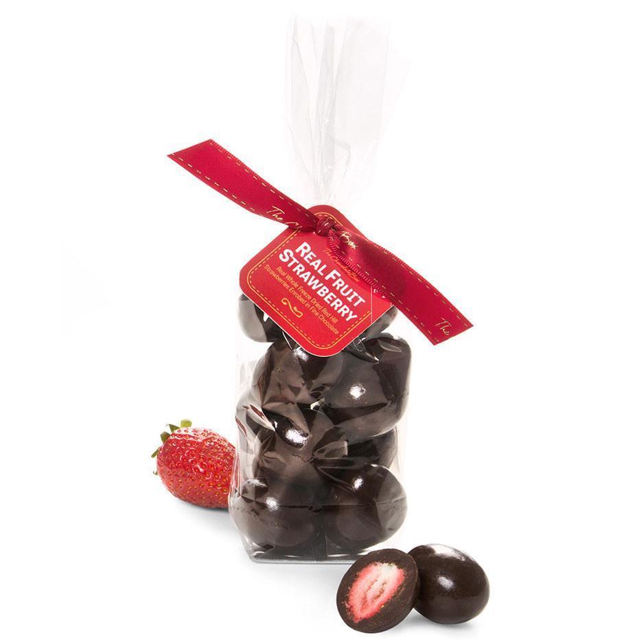 Freeze Dried Strawberries Dark — Chocolate Box