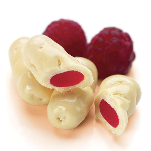 White Chocolate Raspberry Licorice Logs 1kg